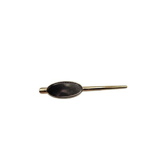 Rare Monet Brooch Glass Faux Jewel Scepter 1990s Gold Tone Pin - Picture 1 of 16